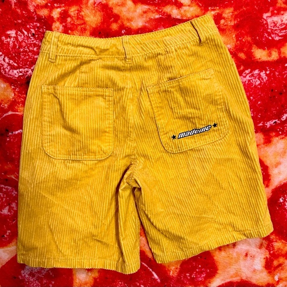 Women’s Converse x Mademe 2018 Limited Release Yellow Shorts Size 0 - Picture 4 of 6